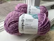 TWO skeins of Loops & Threads Ringspun yarn: Concord Multi (different dye lots)