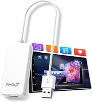 CarlinKit HD2CP Car TV HDMI Adapter, HDMI Adapter for Car, HDMl Multimedia Adapter for TV Stick/Game Machine/DVD/Set-top Boxes, Plug & Play, Support HD Videos, only Fit for OEM Wired CarPlay Cars