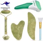 Ice Roller & Jade Roller and Gua Sha Set, 6 in 1 Facial Massage Kits, Facial Rol