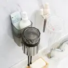 Toothbrush Holder Set Holders Suction Cup and Toothpaste Organizer