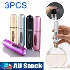 3x Mini Perfume Atomizer Portable Travel Refillable Bottle Scent Pump Spray 5ml