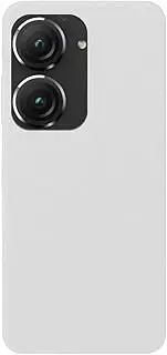 TPU Phone Case Compatible with Asus ZenFone 10, Slim Shockproof Soft Cover with Anti-Scratch Design and Precise Cutouts for Full Protection (White)