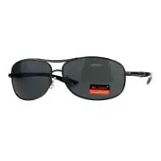 Xloop Sunglasses Mens Fashion Oval Spring Hinge Frame UV 400