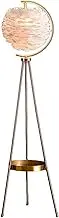 Standing Lamp Nordic Tripod Legs Floor Lamp Metal Standing Lamp Adjustable 360° Rotating Feather Lampshade for Living Room Girls Room Bedroom Dresser Office Bedroom Lamp