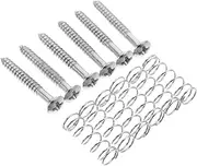 INOOMP 1 Set Electric Guitar Pickup Screws and Springs Kit Screws and Tension Springs for Easy Installation Compatible with Guitar Hardware and Accessories Stylish Finish