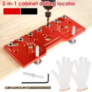 2in1 Shelf Pin Jig Drilling Guide Efficient Drilling Guide Locator for Cabinets✍