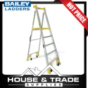 Bailey Platform Ladder 1.5m 5 Step Aluminium Stepladder P170 FS13540