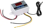 XH-W3001 ligent Digital Microcomputer Temperature Controller with -Display Thermostat Switch Heating/Cooling Temperature Control Switch with Water- Sensor Probe