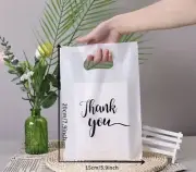 Thank You Gift Bags white, 100 count