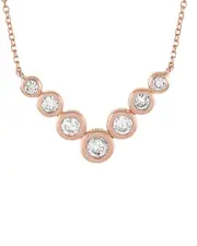 14K Rose Gold 0.50 ct. tw. Diamond Necklace