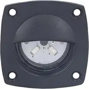 Baxnore E 00938 Super Bright Water Proof Step Light, IP66 Marine Grade Deck Lamp for RV Boat Stairs Walkway Cabin, Low Power Surfaces Mount (White Light)
