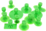 COSMEVIVI 12pcs Car Dent Puller Tabs Kit Dent Removal Tool for Refrigerators Motorcycles Easy to Use Store Reliable Repair