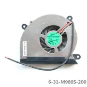 New Clevo D900V M980V Laptop Cpu Cooling Fan AB0805HX-DB3 6-31-m980s-200