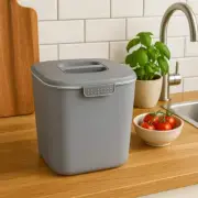 Bokashi Bin Composter Starter Pack | 4L Bin With Strainer & 1KG Organic Bokashi