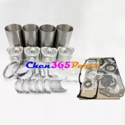 For Mitsubishi 4DR7 Engine Rebuild Kit Piston, Ring Liner Bearing Gasket Set