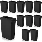 Windyun 10 Pcs 23 Gallon Black Spandex Stretchable Trash Can Cover Wedding Pa...