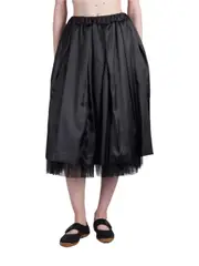 layered tulle skirt S Black
