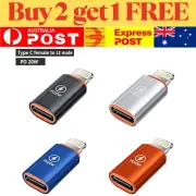 USB-C Female to iPhone Adapter Fast Charging Converter for iOS Devices Phones