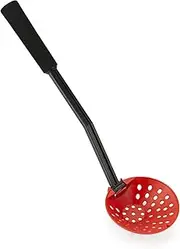 Portable Foldable W Ice Fishing Skimmer Scoop Fishing Strainer Red