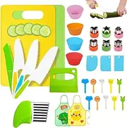 Toddler Cutting Set | Kids Kitchen Cutter Set | Kids Cooking Set Safety Knives Set, Educational Toddler Kitchen Cutting Tools Set
