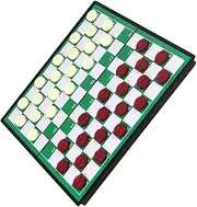 DRESSOOS 1 Set of Magnetic Checkerboard Funny Portable Checkers Toy for Kids Children