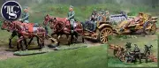 THE COLLECTORS SHOWCASE GERMAN WW2 LIMBER *SPECIAL* SET FREE USA SHIPPING!