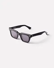 Stereo Sunglasses in Polished Black