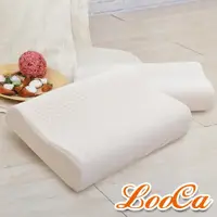 在飛比找ETMall東森購物網優惠-LooCa 護頸人體工學乳膠枕(2入)