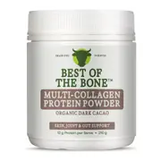 Best of the Bone Multi-collagen Protein Powder Raw Organic Cacao 210g
