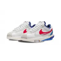 在飛比找PChome24h購物優惠-Sacai x Nike Cortez 4.0 復古 白紅藍