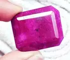 75.90 Ct Certified Big Size Natural Red Ruby Loose Gemstone With Free Gift