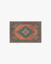 60' x 90' | Machine Washable Runner Rug | Kid & Pet Friendly | Indoor Rug | Matthew Williamson Sunset Bazaar Tropic Coral Rug | Ruggable