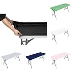 Stretch Picnic Table Cloth Washable Patio Table Cover Table Protector Outdoor