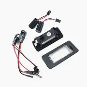 Fit For A-u-d-i A1 A4 B8 4D 5D A5 S5 2D 5D A6 S6 For VW Golf Passat Led Number Lamp Canbus Error Free License Plate Light(B)