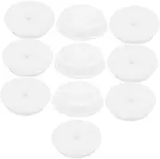 COLLBATH 10pcs Hair Stick Accessories Lint Roller Replacement Covers Pet Hair Remover for Laundry Replacement Covers for Lint Rollers Lint Remover Roller Mini Lint Rollers White Plastic