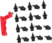[Abbraccia] 20x Track Shoe Spikes with Wrench Track Spikes Short Running Spikes for Sprint Outdoor