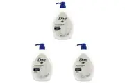 3x Dove 1000ml Body Wash Moisturising Liquid Shower Bath Soap Deeply Nourishing
