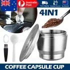 Stainless Steel Coffee Capsule Cup Reusable/Refillable Pod For Nespresso Machine