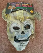 1996 Mask Rubies Adult Latex Skull Warriors Minotaur Scary Skeleton Halloween