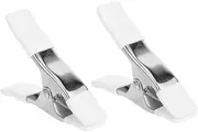 iplusmile 2pcs Heavy Duty Nickel Plated Spring Clamp a Type with PVC Protection for Backdrop Stands Secure Grip for Home Improvement and Photography Projects