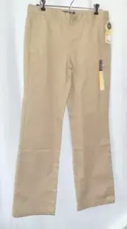 NWT CHEROKEE Beige Flat Front Ultimate Khaki Nanotex Pants Juniors Size 16