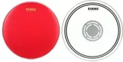 Evans EC Reverse Dot Snare Drumhead - 14 inches + Evans B14HR Value Bundle