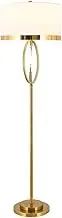 Floor Lamp 165cm Floor Lanp Metal Lamp Body Tall Floor Lamp with Fabric Lampshade Floor Lamps for Living Room Modern Standing Lamp Classic Elegance