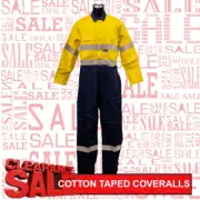 Grunt/Tuffa Mens Coveralls 100% Cotton (T00108) Y/N RRP$179.00 **Run Out**