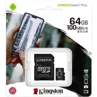 在飛比找蝦皮商城優惠-金士頓 Kingston 64GB記憶卡 Micro SD/