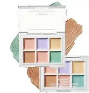 Concealer Palette - Colour Corrector Palette | Cream Contour Palette | Cream Makeup Palette | 6 Color Makeup Concealer Palette Kit | Long-Lasting Facial Concealer Palette For Shopping, Datings