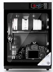 30L 2 Layers Camera Lens Dehumidifying Dry Cabinet Digital Control Dry Box Noiseless Energy Saving Storage for Camera Lens Electronic Equipment Storage