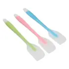 Small Cream Scraper Semi Transparent Cake Spatula New Silicone Scraper Home