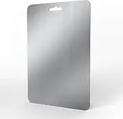 9.8 x14 Inch Large Stainless Steel Cutting Board for Kitchen Countertop - Non Slip, Non Chopping Board, Dishwasher Safe - Ideal for Meat Vegetables Bread Cutting Mats Chopping Board