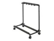 Xtreme 5 Unit Guitar Stand On Wheels with Extra Foam Protection